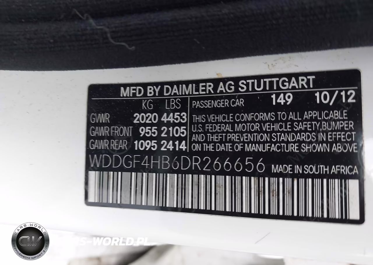 2013 Mercedes-Benz C 250 Sport VIN:WDDGF4HB6DR266656 - 9
