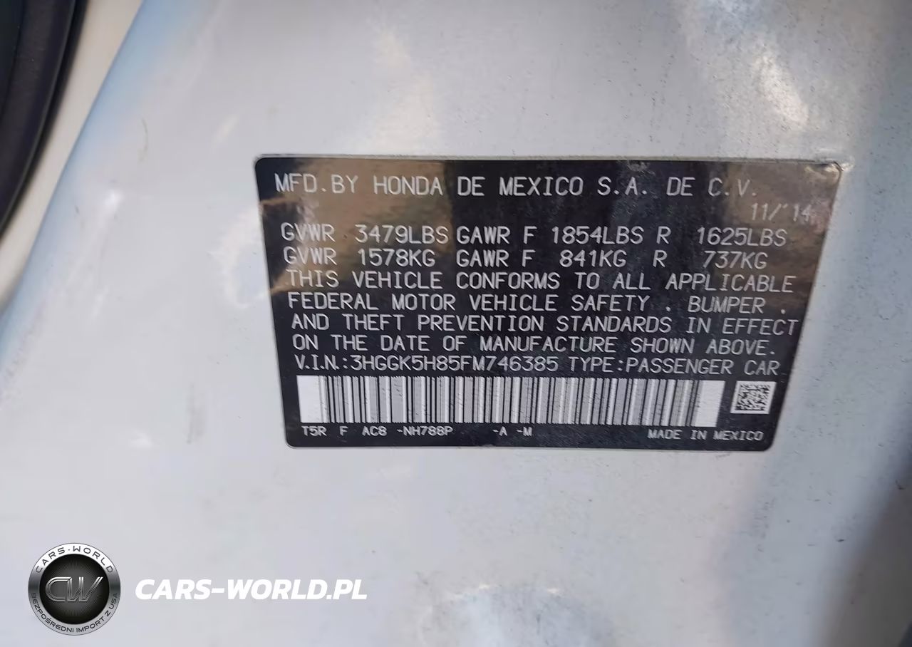 2015 Honda Fit Ex-Ex-L VIN:3HGGK5H85FM746385 - 9