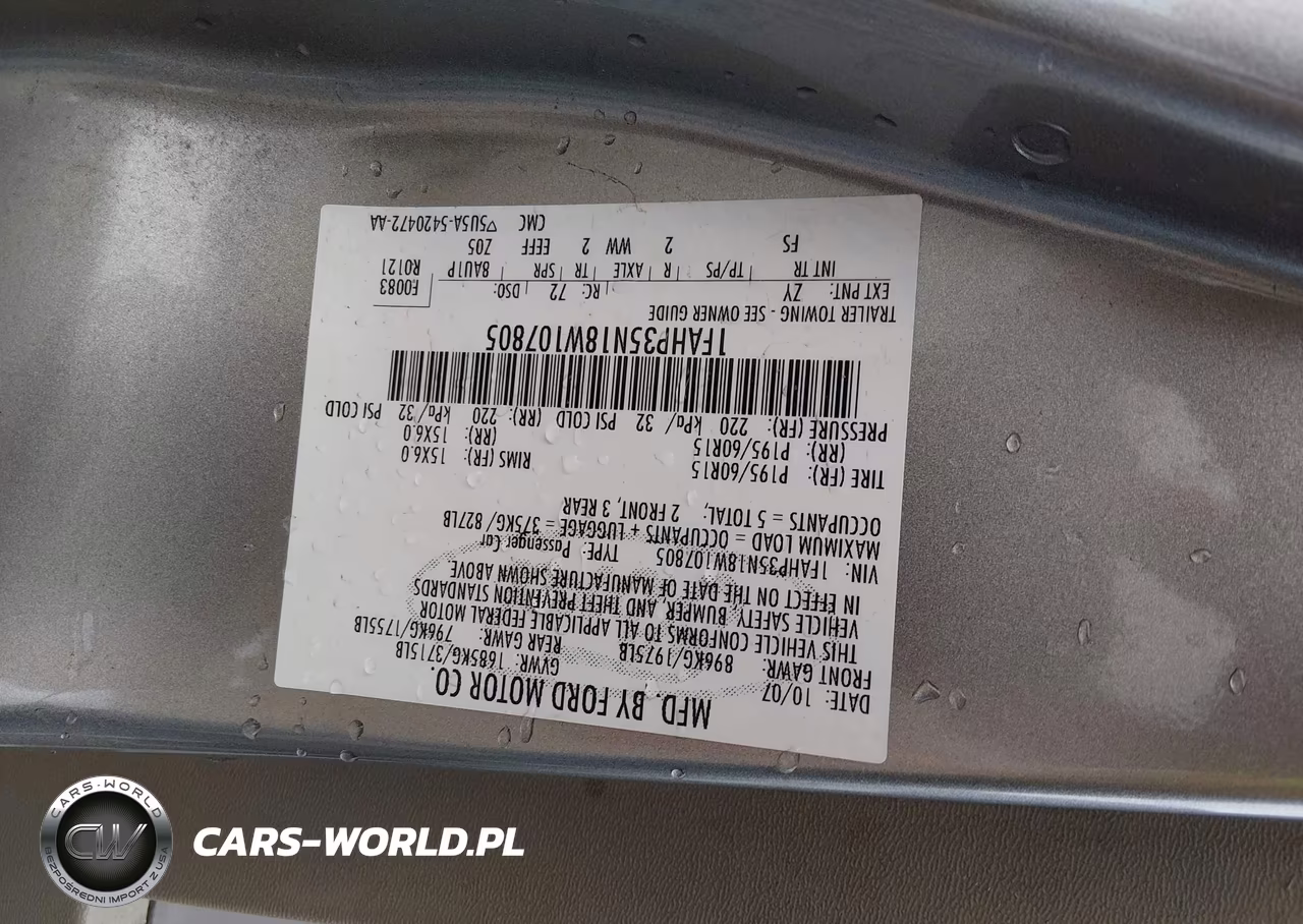 2008 Ford Focus Se-Ses VIN:1FAHP35N18W107805 - 9