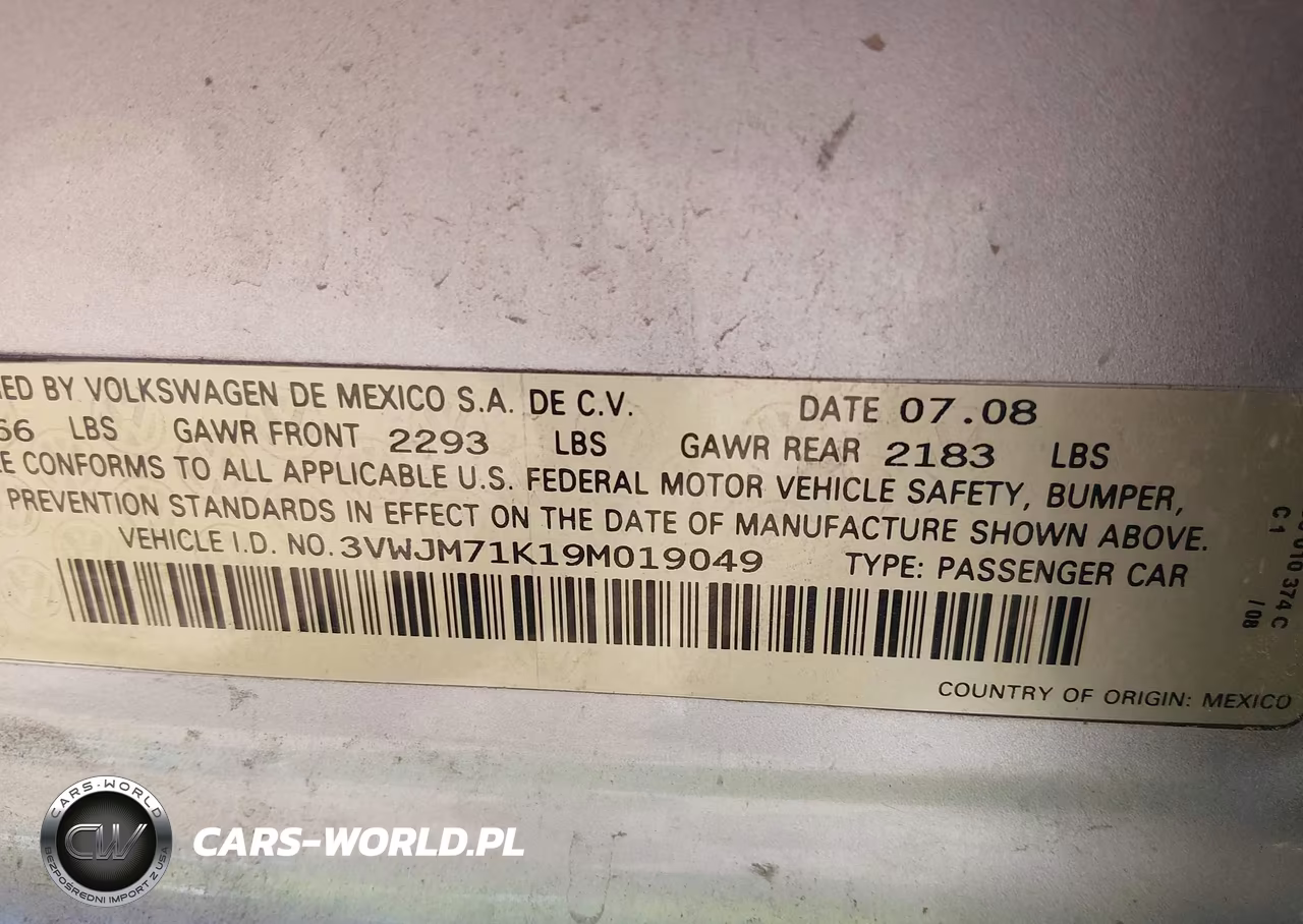 2009 Volkswagen Jetta S VIN:3VWJM71K19M019049 - 9
