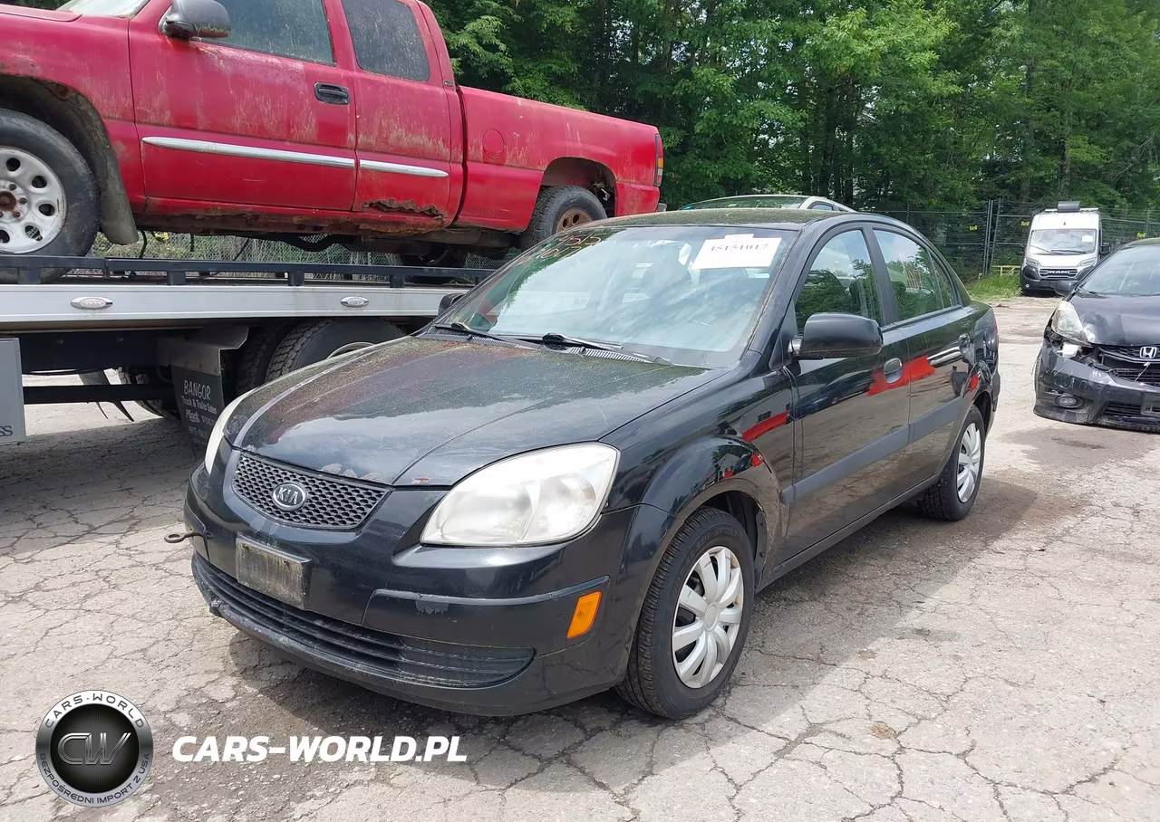 2007 Kia Rio Lx VIN:KNADE123176278684 - 2
