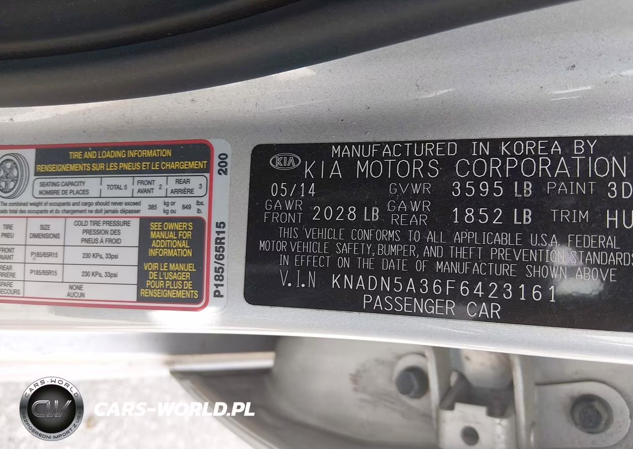 2015 Kia Rio Ex VIN:KNADN5A36F6423161 - 9