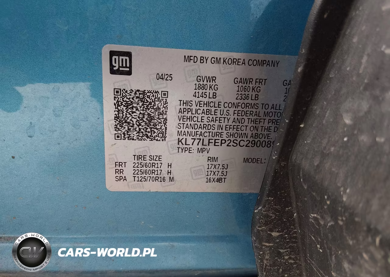 2025 Chevrolet Trax Fwd Ls VIN:KL77LFEP2SC290089 - 9
