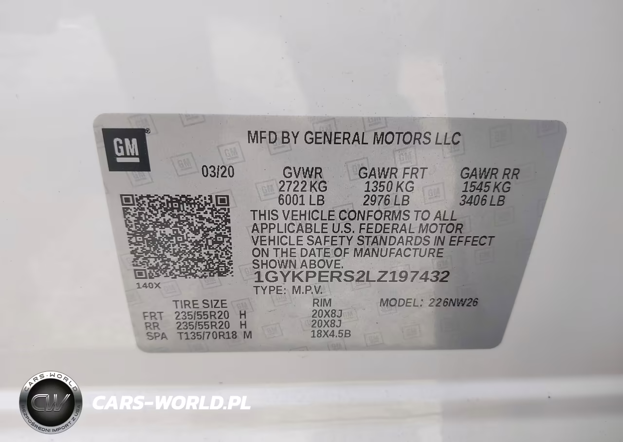 2020 Cadillac Xt6 Fwd Premium Luxury VIN:1GYKPERS2LZ197432 - 9