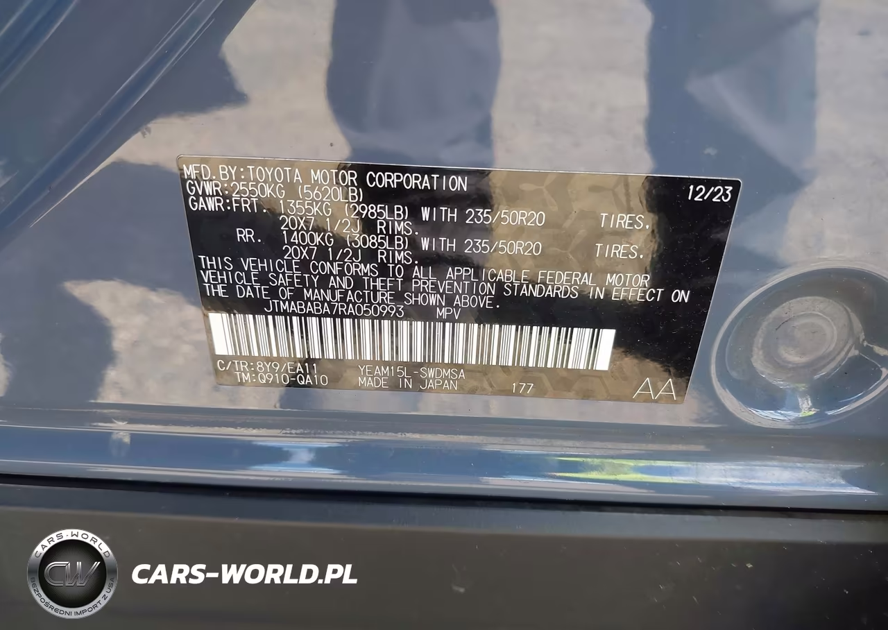 2024 Subaru Solterra Limited VIN:JTMABABA7RA050993 - 9