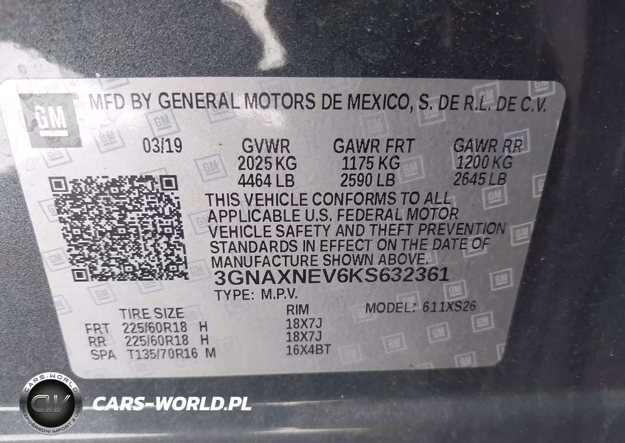 2019 Chevrolet Equinox Premier VIN:3GNAXNEV6KS632361 - 9