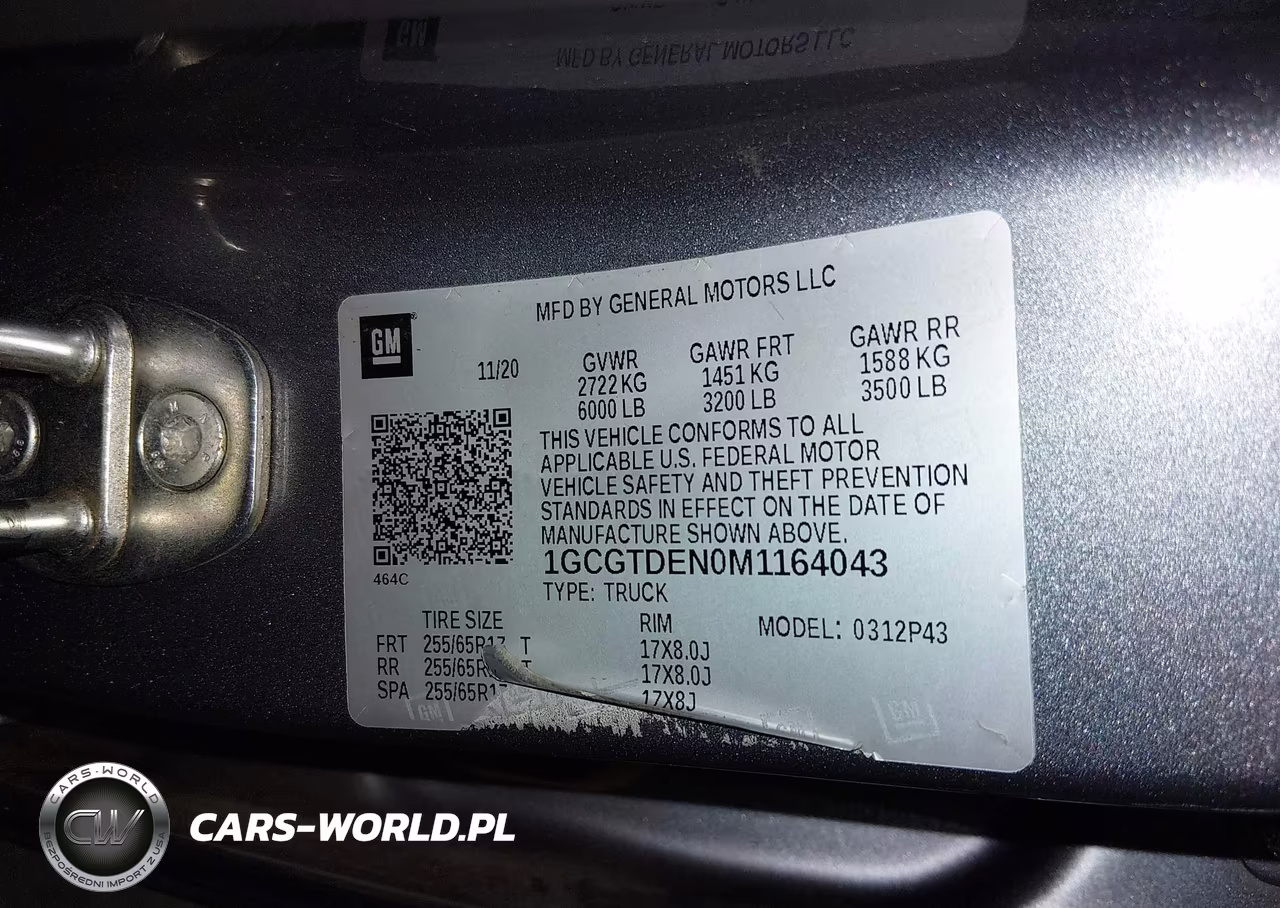 2021 Chevrolet Colorado 4Wd Short Box Z71 VIN:1GCGTDEN0M1164043 - 9