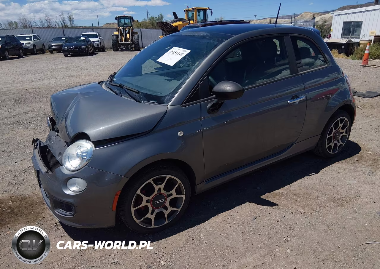 2012 Fiat 500 Sport VIN:3C3CFFBR1CT340604 - 2