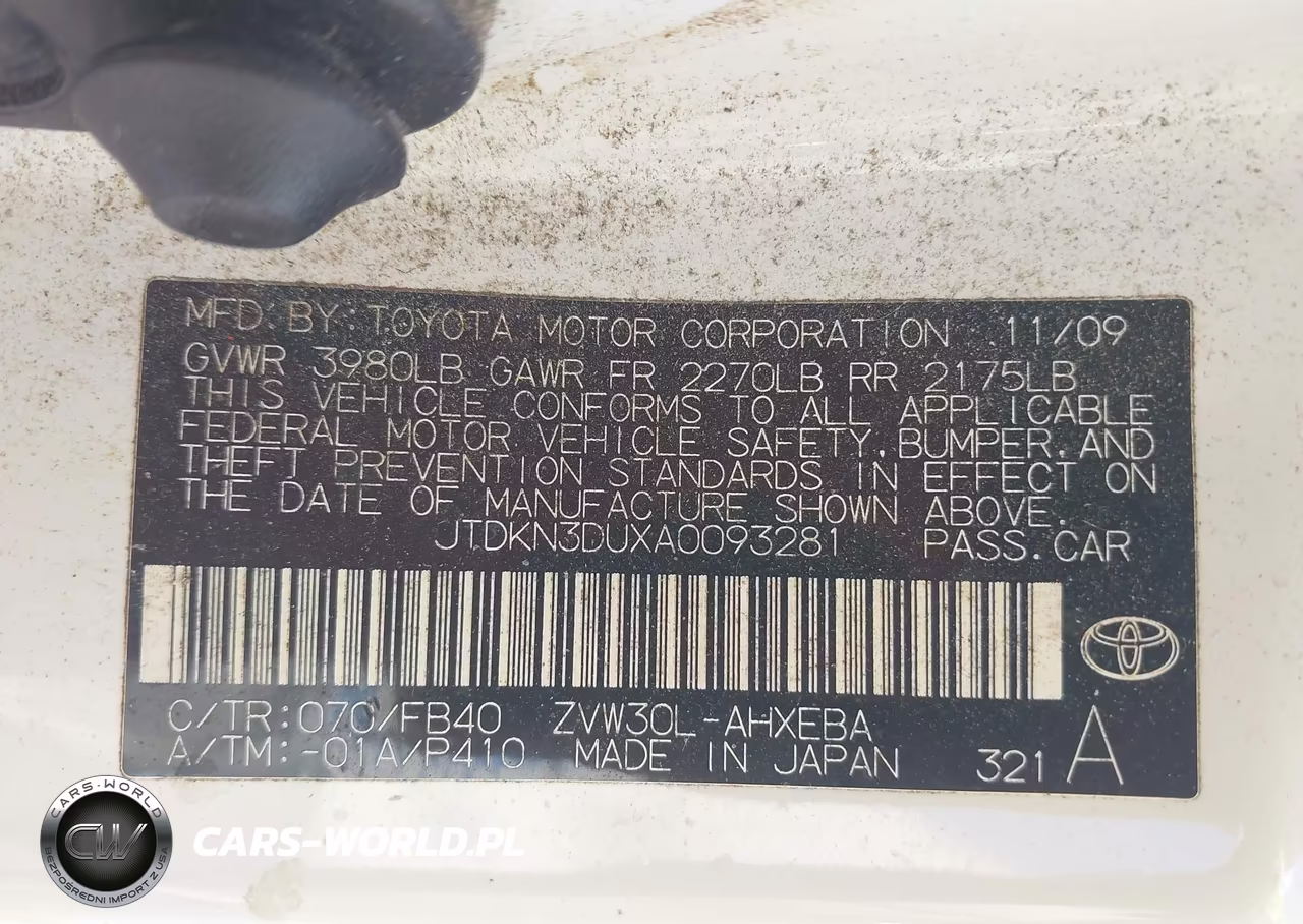 2010 Toyota Prius Ii VIN:JTDKN3DUXA0093281 - 9