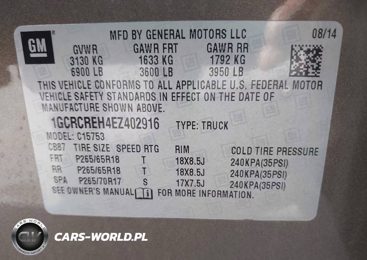 2014 Chevrolet Silverado 1500 1Lt VIN:1GCRCREH4EZ402916 - 9