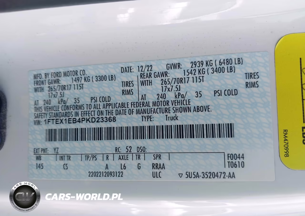 2023 Ford F-150 Xl VIN:1FTEX1EB4PKD23368 - 9