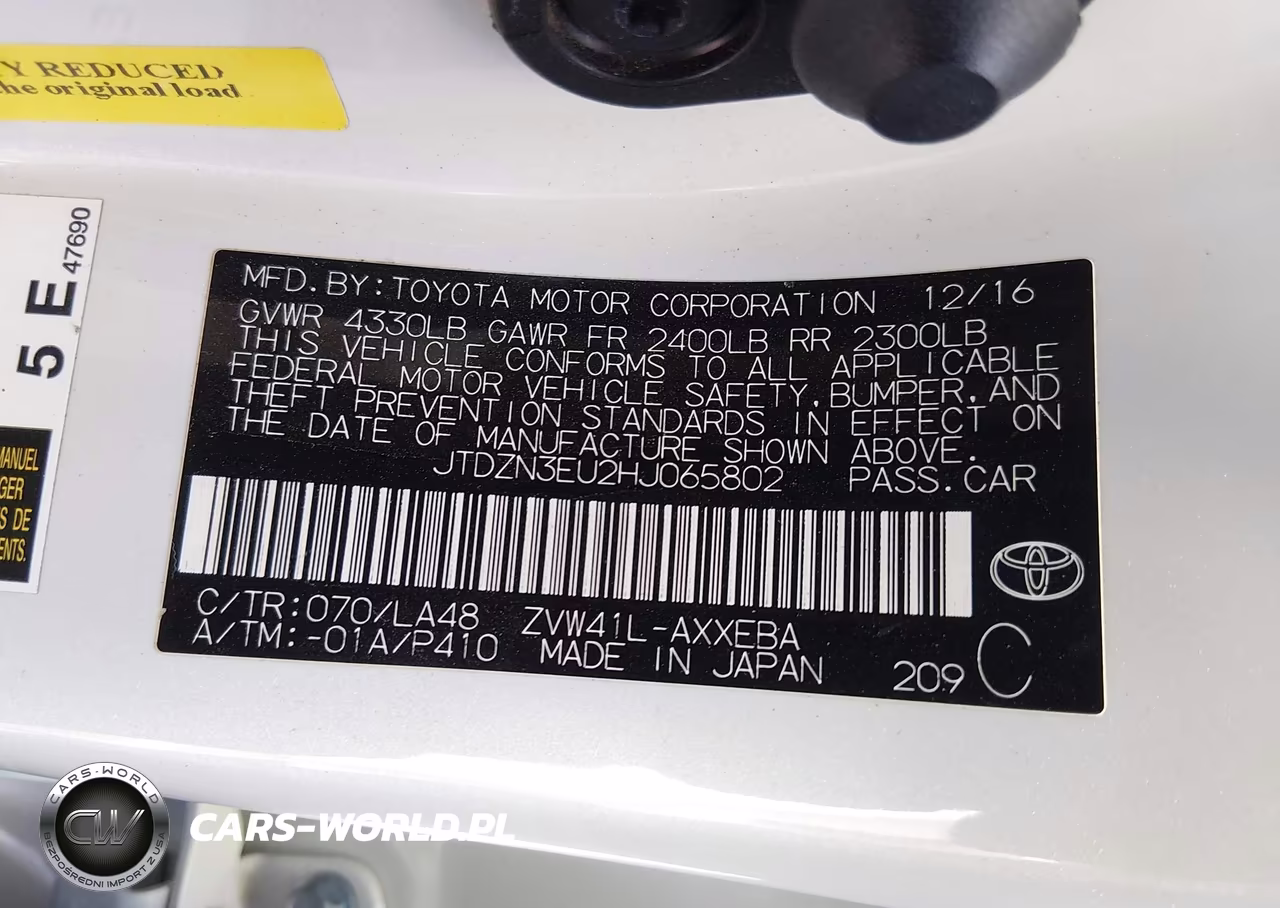 2017 Toyota Prius V Five VIN:JTDZN3EU2HJ065802 - 9