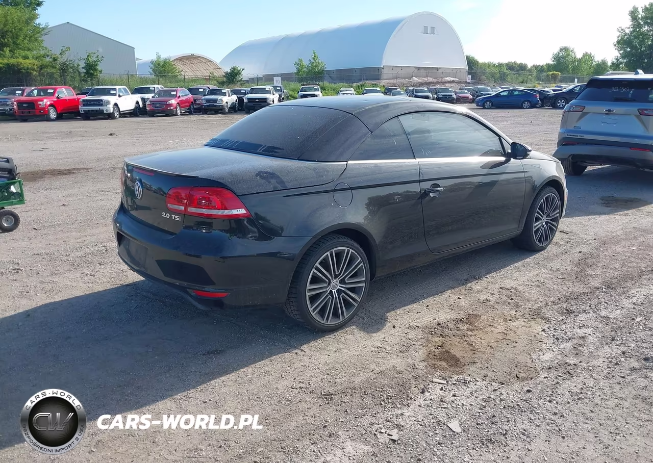 2014 Volkswagen Eos Sport VIN:WVWBW8AH0EV007258 - 4