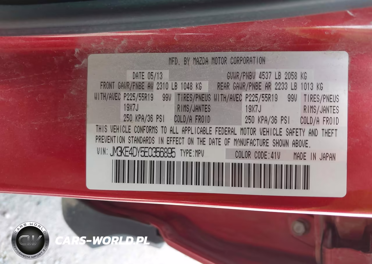 2014 Mazda Cx-5 Grand Touring VIN:JM3KE4DY5E0356895 - 9