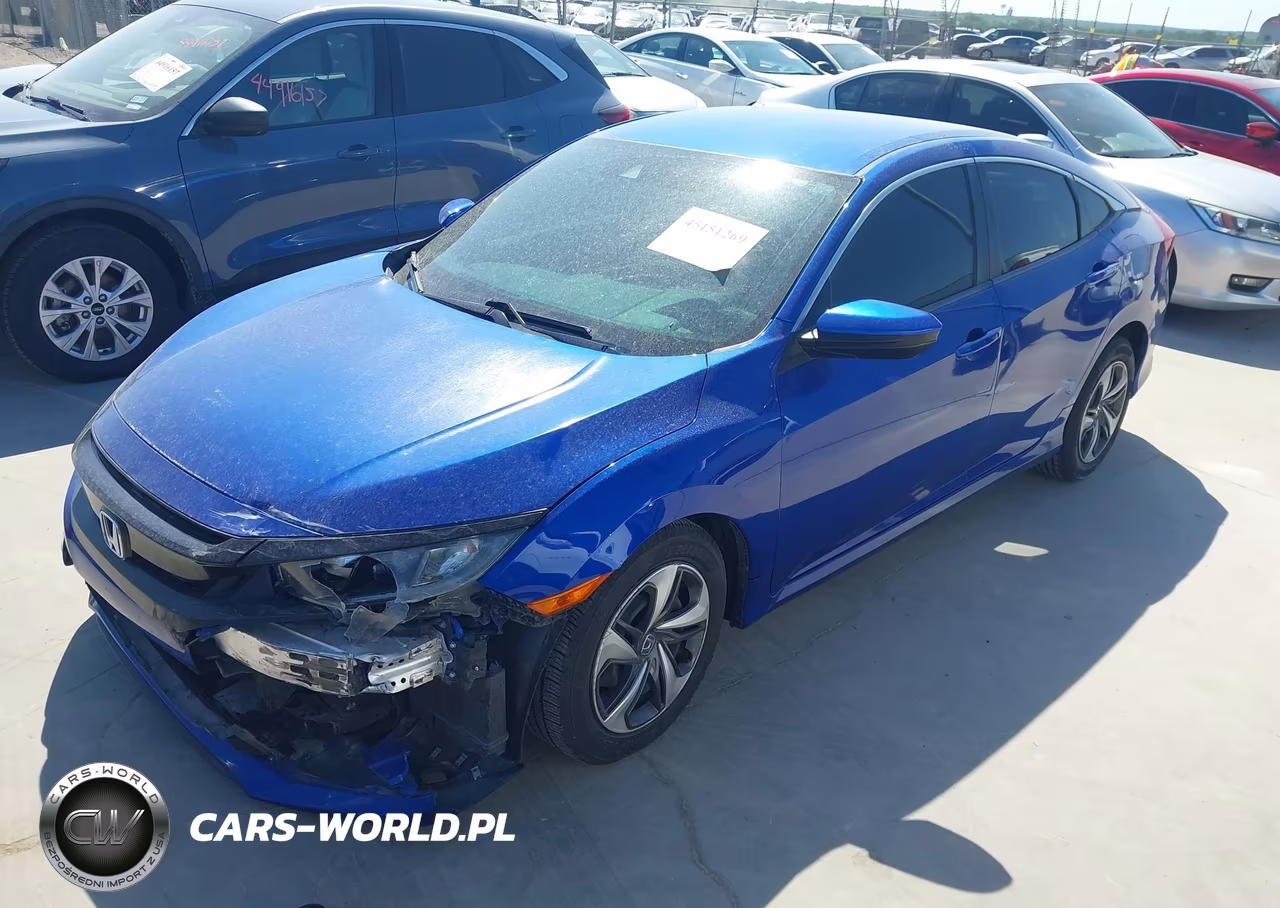 2019 Honda Civic Lx VIN:19XFC2F68KE046050 - 2
