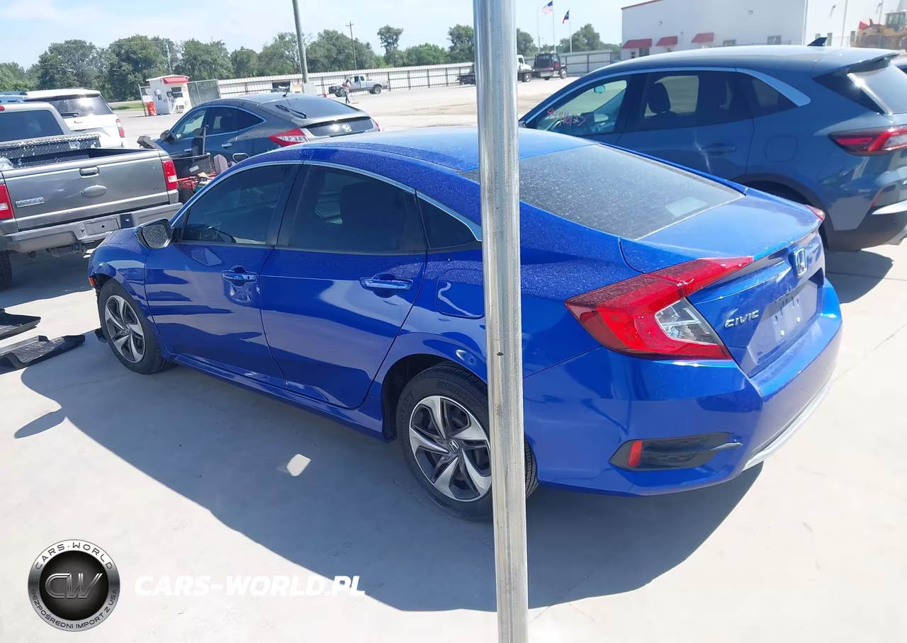 2019 Honda Civic Lx VIN:19XFC2F68KE046050 - 3