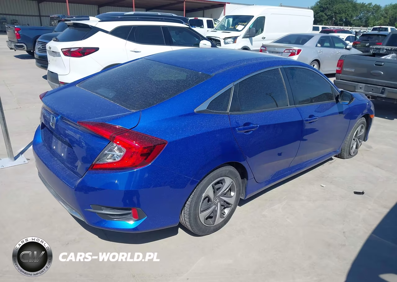 2019 Honda Civic Lx VIN:19XFC2F68KE046050 - 4