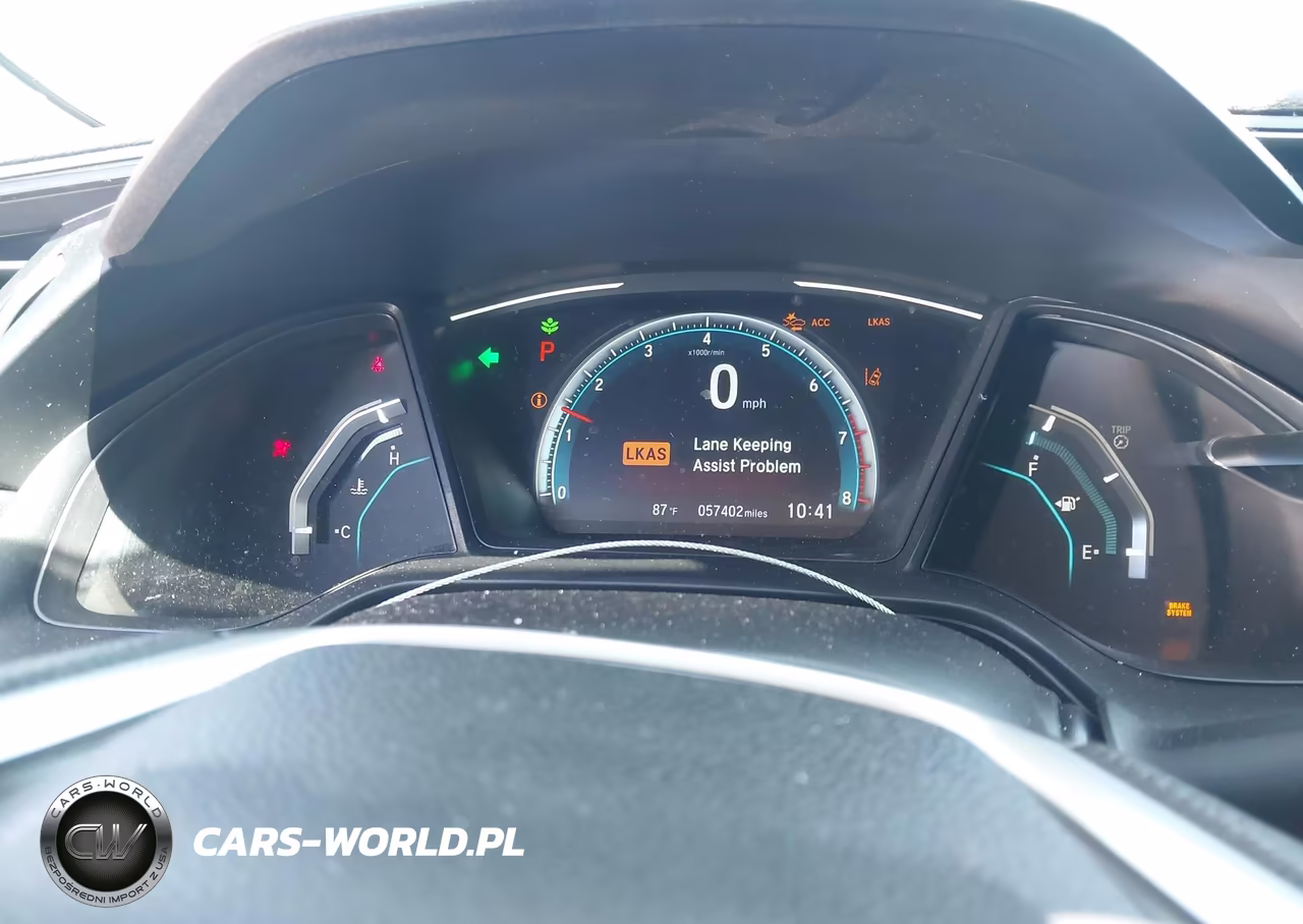 2019 Honda Civic Lx VIN:19XFC2F68KE046050 - 7