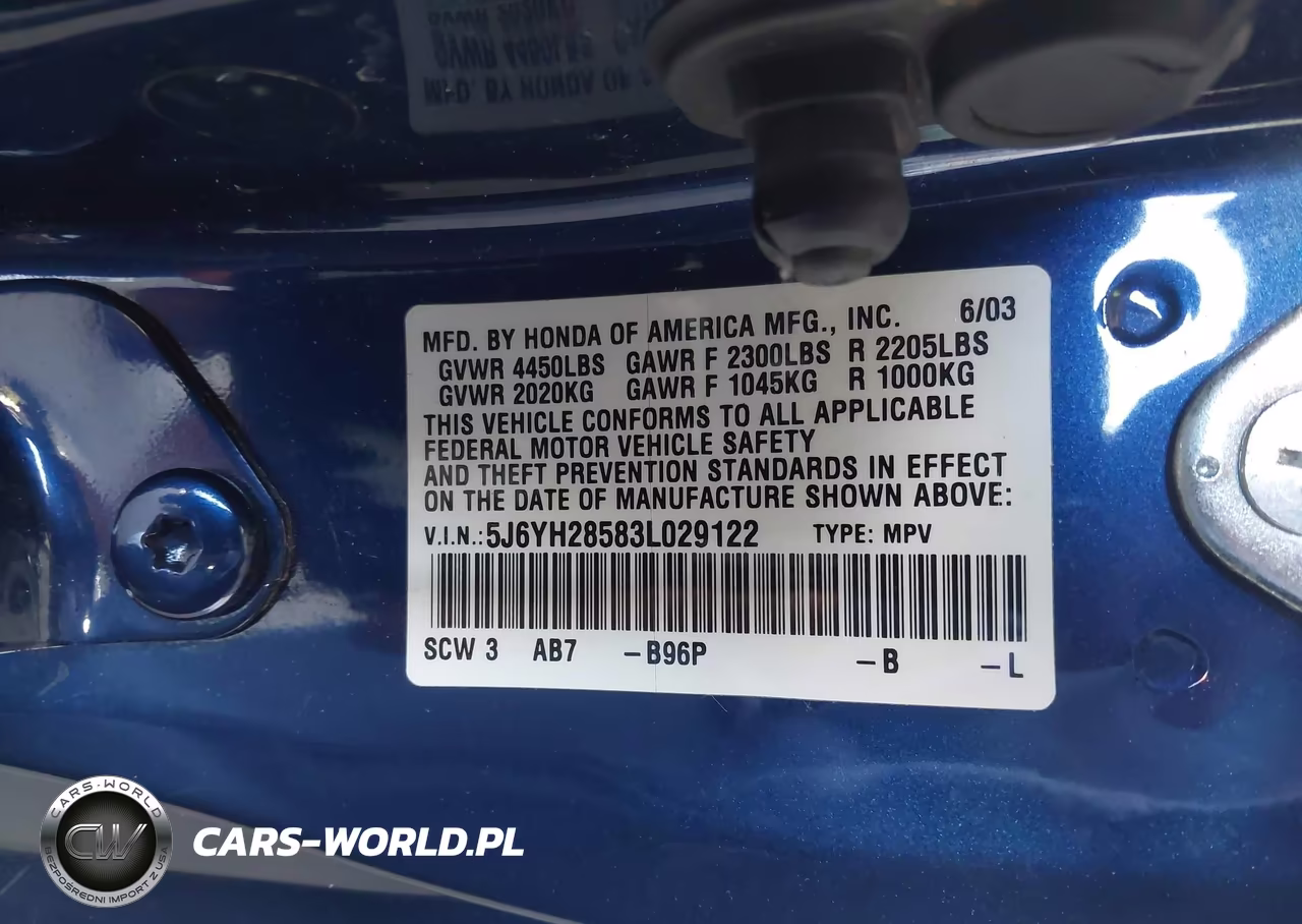 2003 Honda Element Ex VIN:5J6YH28583L029122 - 9