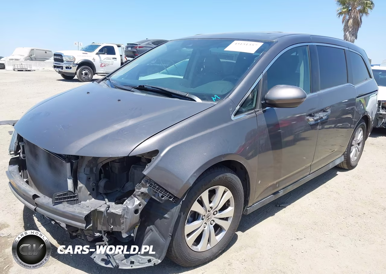 2015 Honda Odyssey Ex-L VIN:5FNRL5H65FB005449 - 2