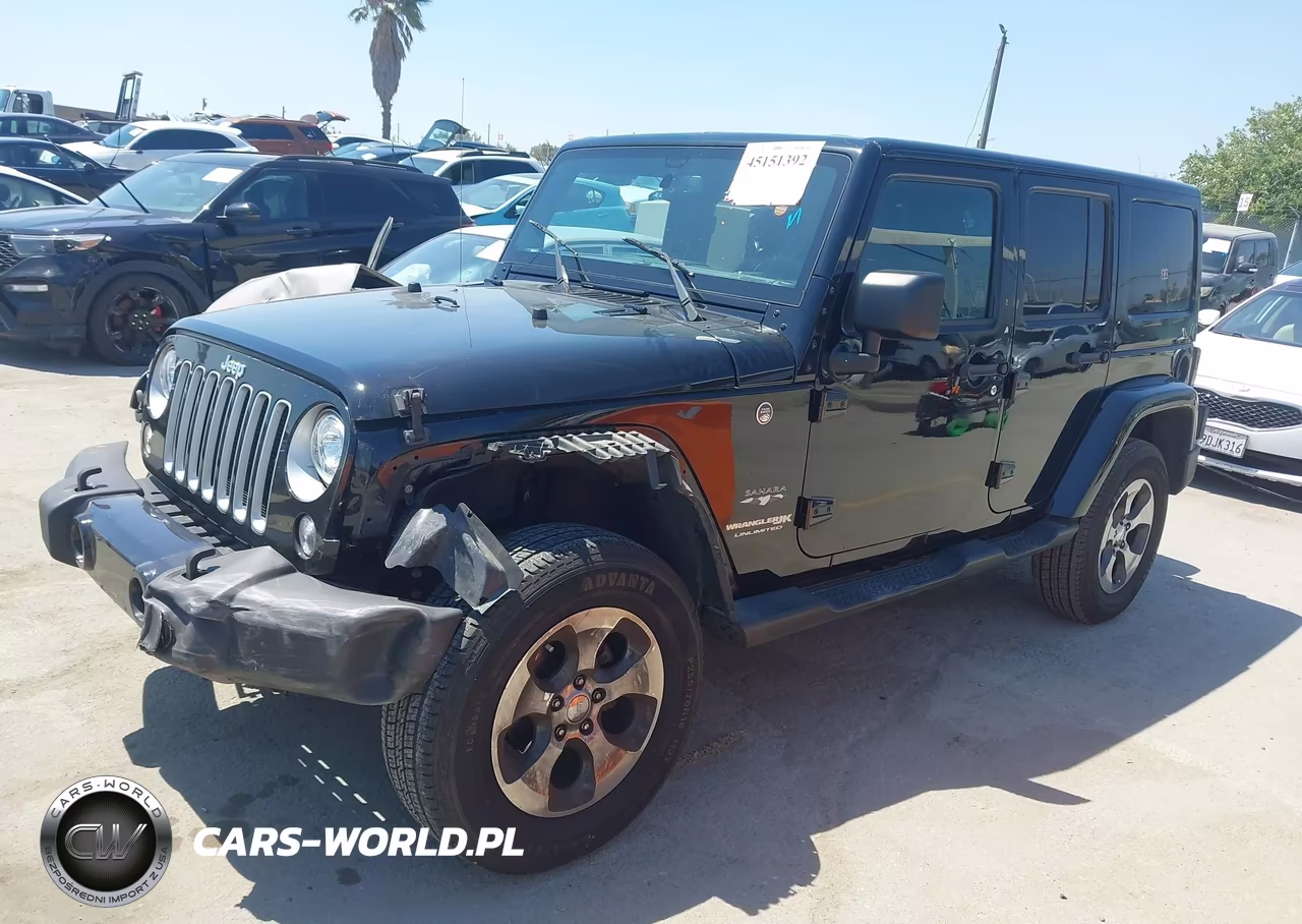 2018 Jeep Wrangler Jk Unlimited Sahara VIN:1C4HJWEG8JL802563 - 2