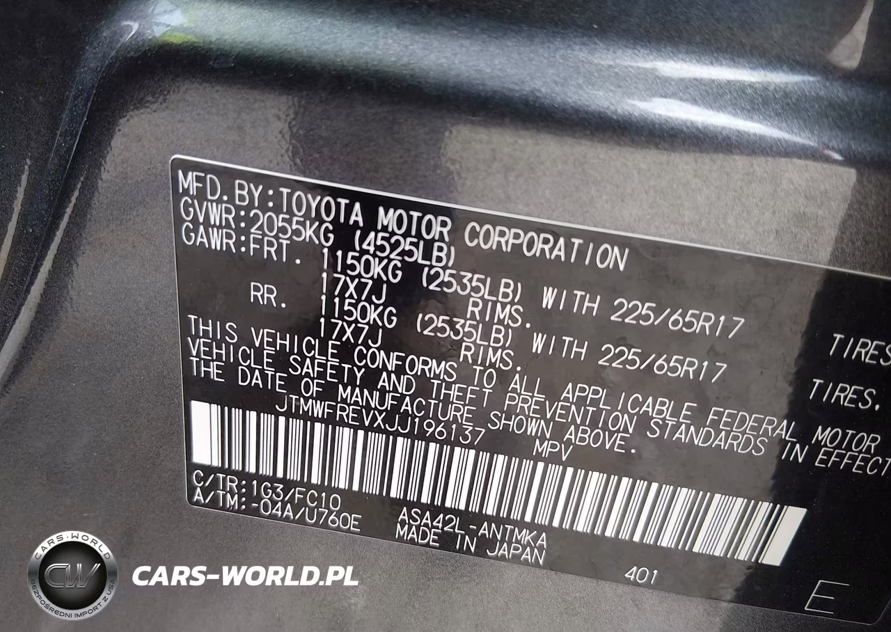2018 Toyota Rav4 Xle VIN:JTMWFREVXJJ196137 - 9