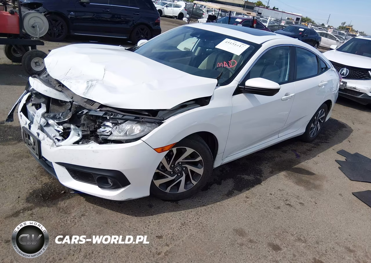 2016 Honda Civic Ex VIN:2HGFC2F84GH523376 - 2