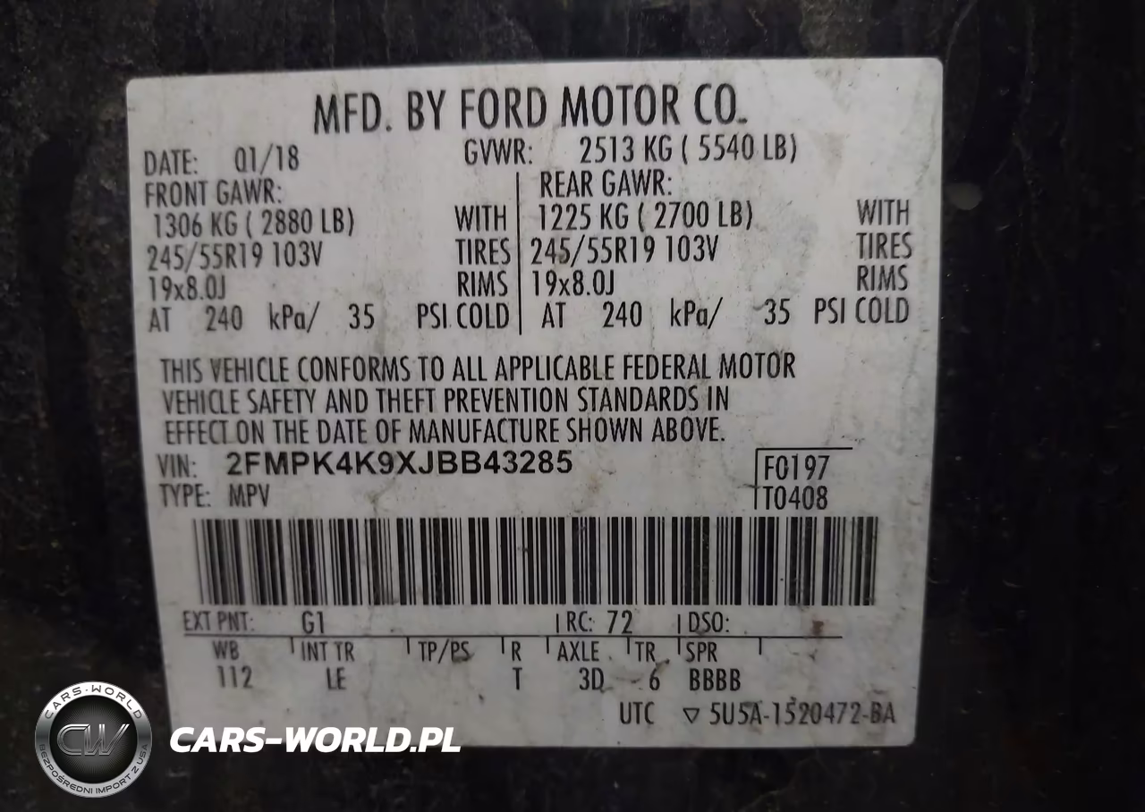 2018 Ford Edge Titanium VIN:2FMPK4K9XJBB43285 - 9