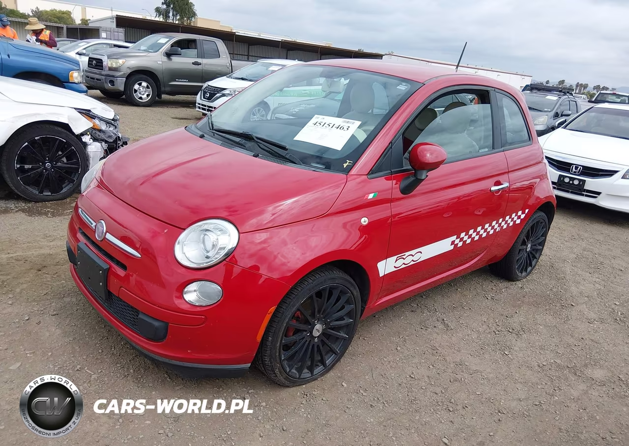 2013 Fiat 500 Pop VIN:3C3CFFAR7DT560414 - 2