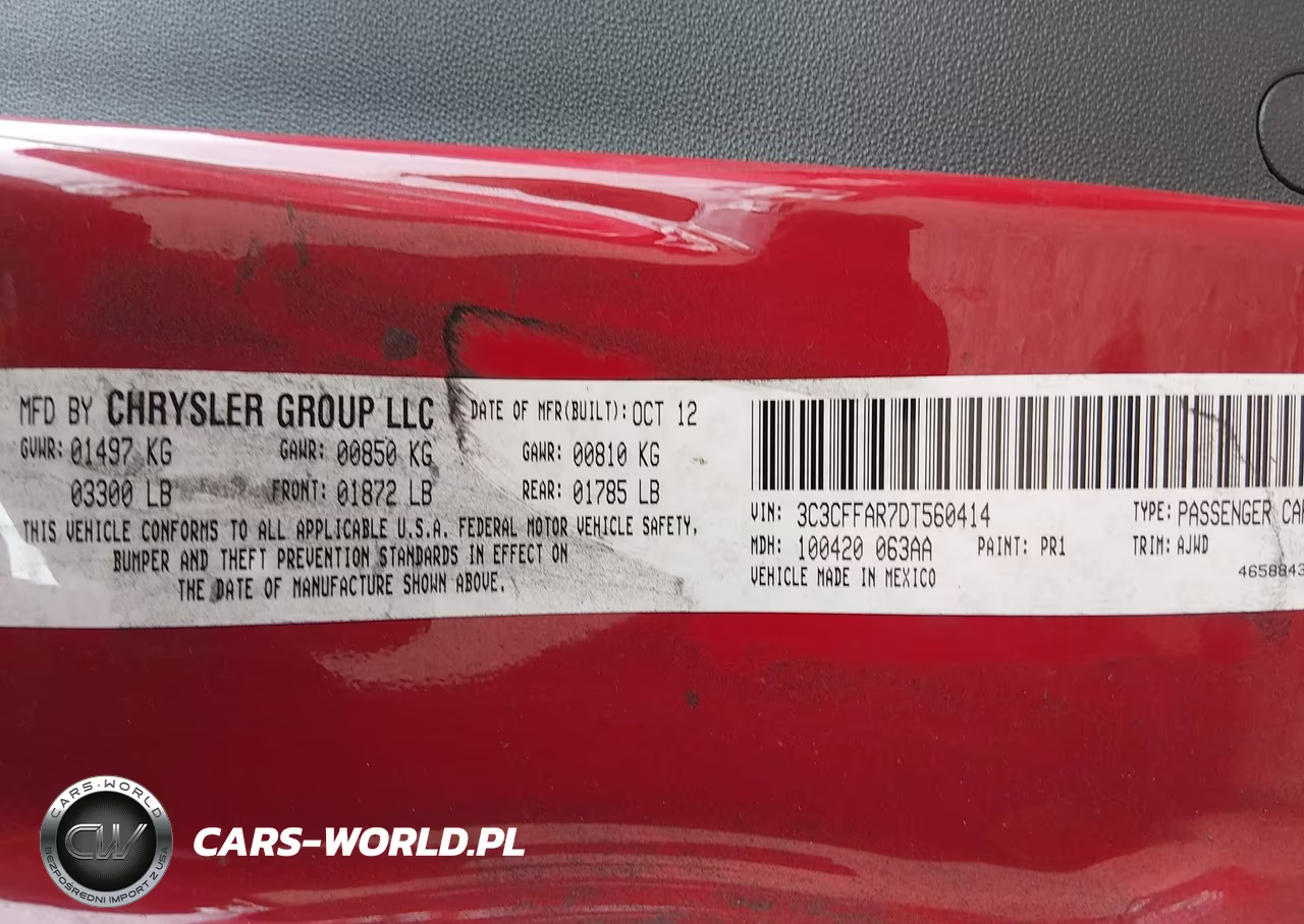 2013 Fiat 500 Pop VIN:3C3CFFAR7DT560414 - 9
