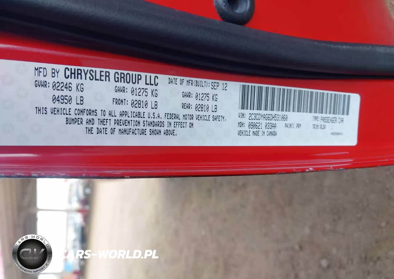 2013 Dodge Challenger Sxt Plus VIN:2C3CDYAG6DH531060 - 9