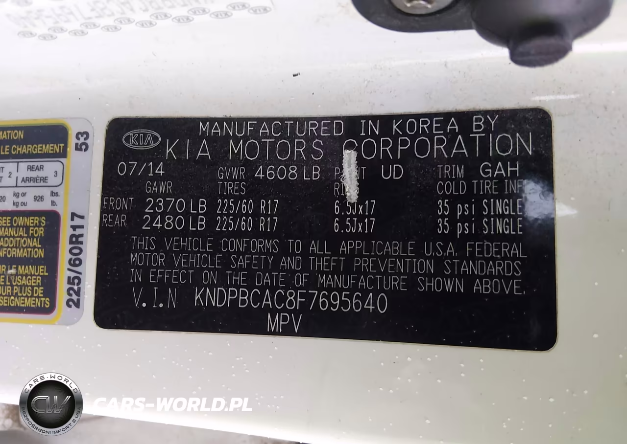 2015 Kia Sportage Lx VIN:KNDPBCAC8F7695640 - 9