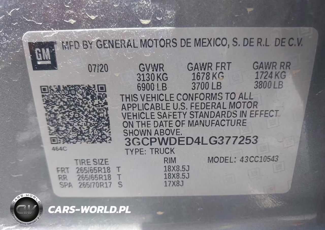 2020 Chevrolet Silverado 1500 2Wd Short Bed Rst VIN:3GCPWDED4LG377253 - 9