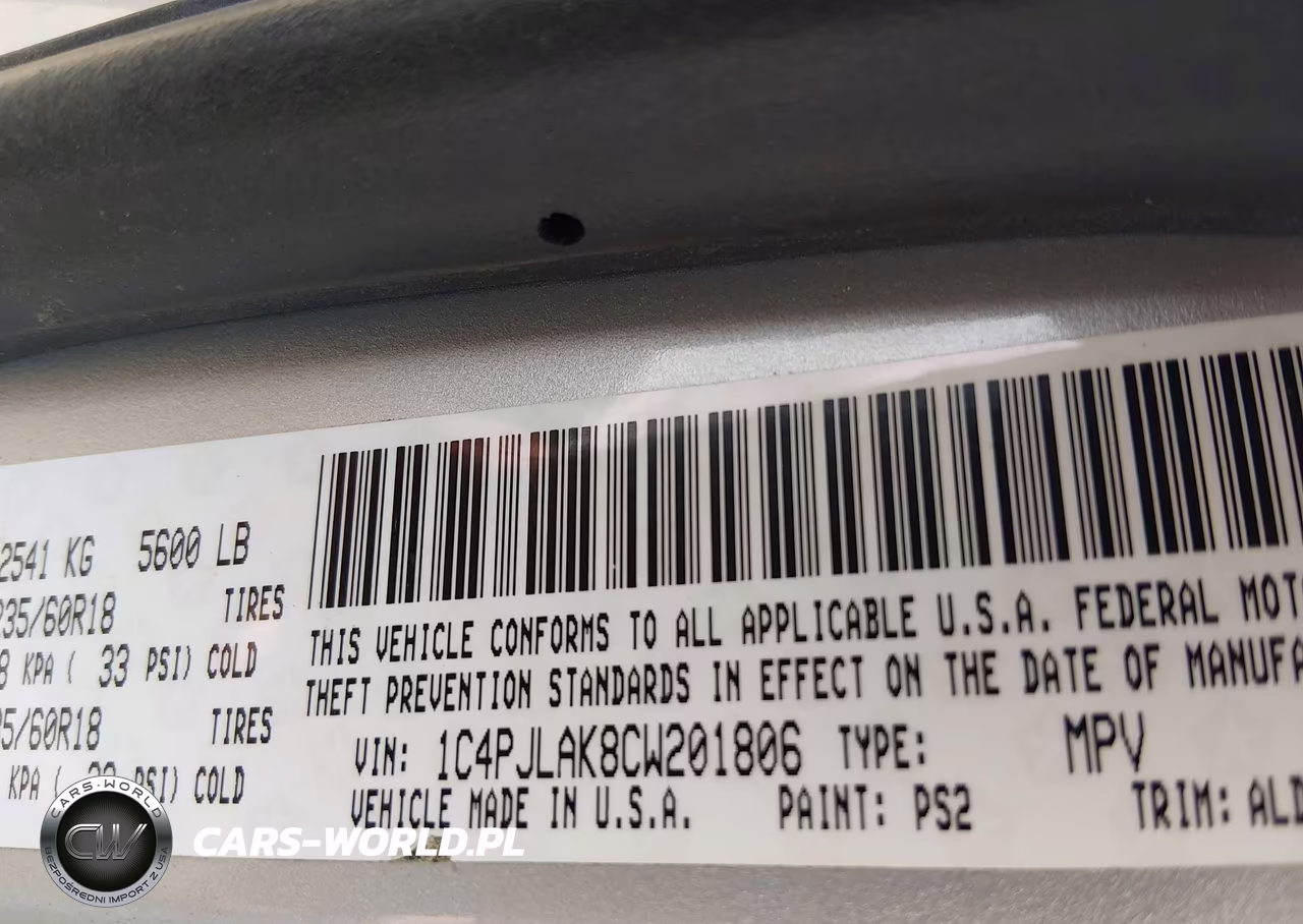 2012 Jeep Liberty Sport VIN:1C4PJLAK8CW201806 - 9