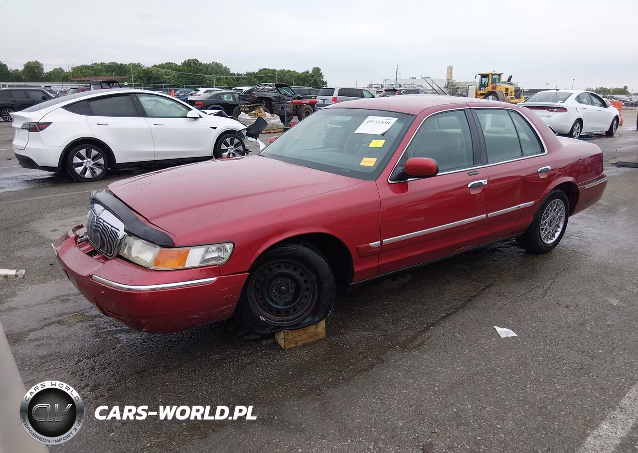 2001 Mercury Grand Marquis Gs VIN:2MEFM74W11X631024 - 2