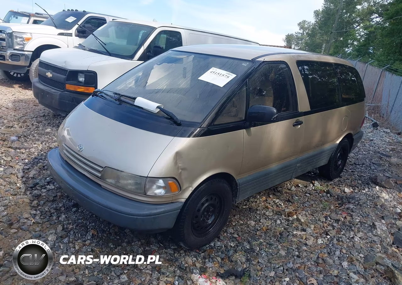 1992 Toyota Previa Le VIN:JT3AC12R2N1031995 - 2