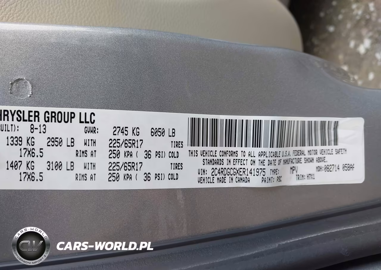 2014 Dodge Grand Caravan Sxt VIN:2C4RDGCGXER141975 - 9