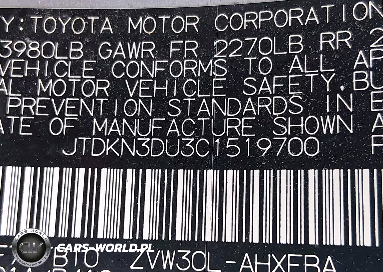 2012 Toyota Prius Two VIN:JTDKN3DU3C1519700 - 9