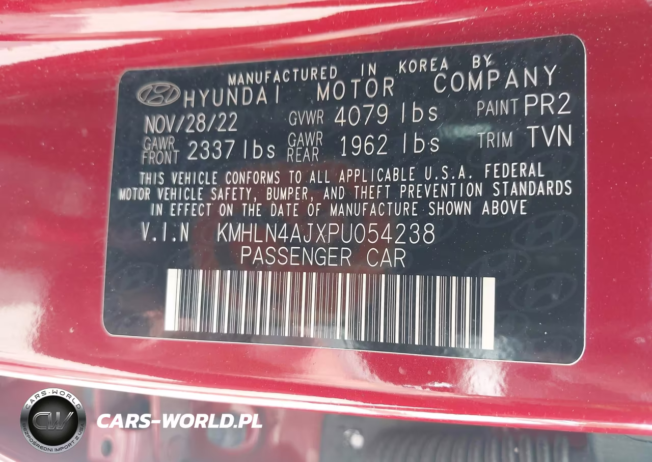2023 Hyundai Elantra Hybrid Limited VIN:KMHLN4AJXPU054238 - 9
