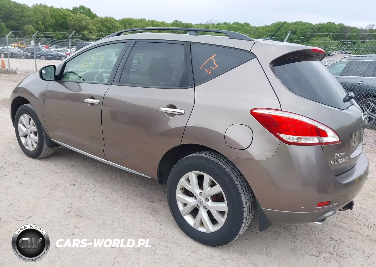 2012 Nissan Murano Sl VIN:JN8AZ1MW8CW205666 - 3