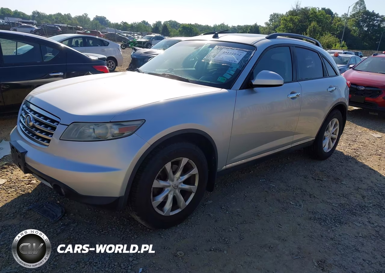 2006 Infiniti Fx35 VIN:JNRAS08W06X206233 - 2