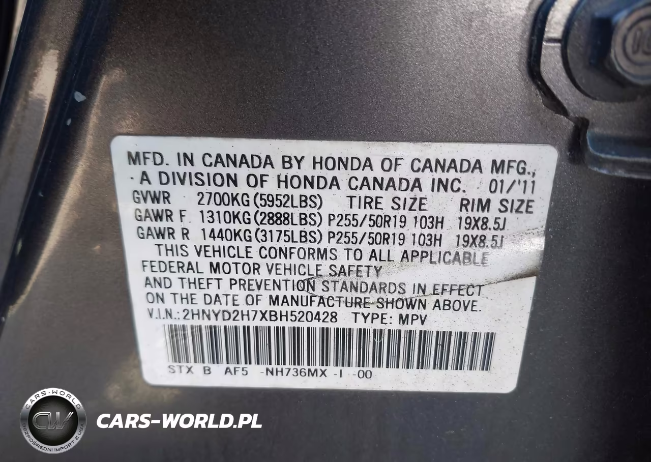 2011 Acura Mdx Advance Package VIN:2HNYD2H7XBH520428 - 9