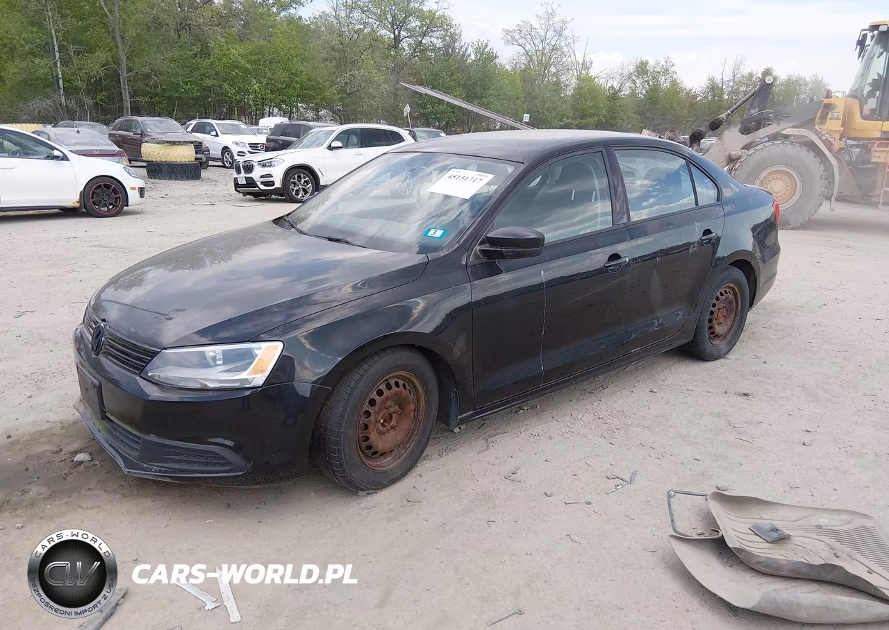 2013 Volkswagen Jetta 2.0L S VIN:3VW1K7AJ2DM209044 - 2
