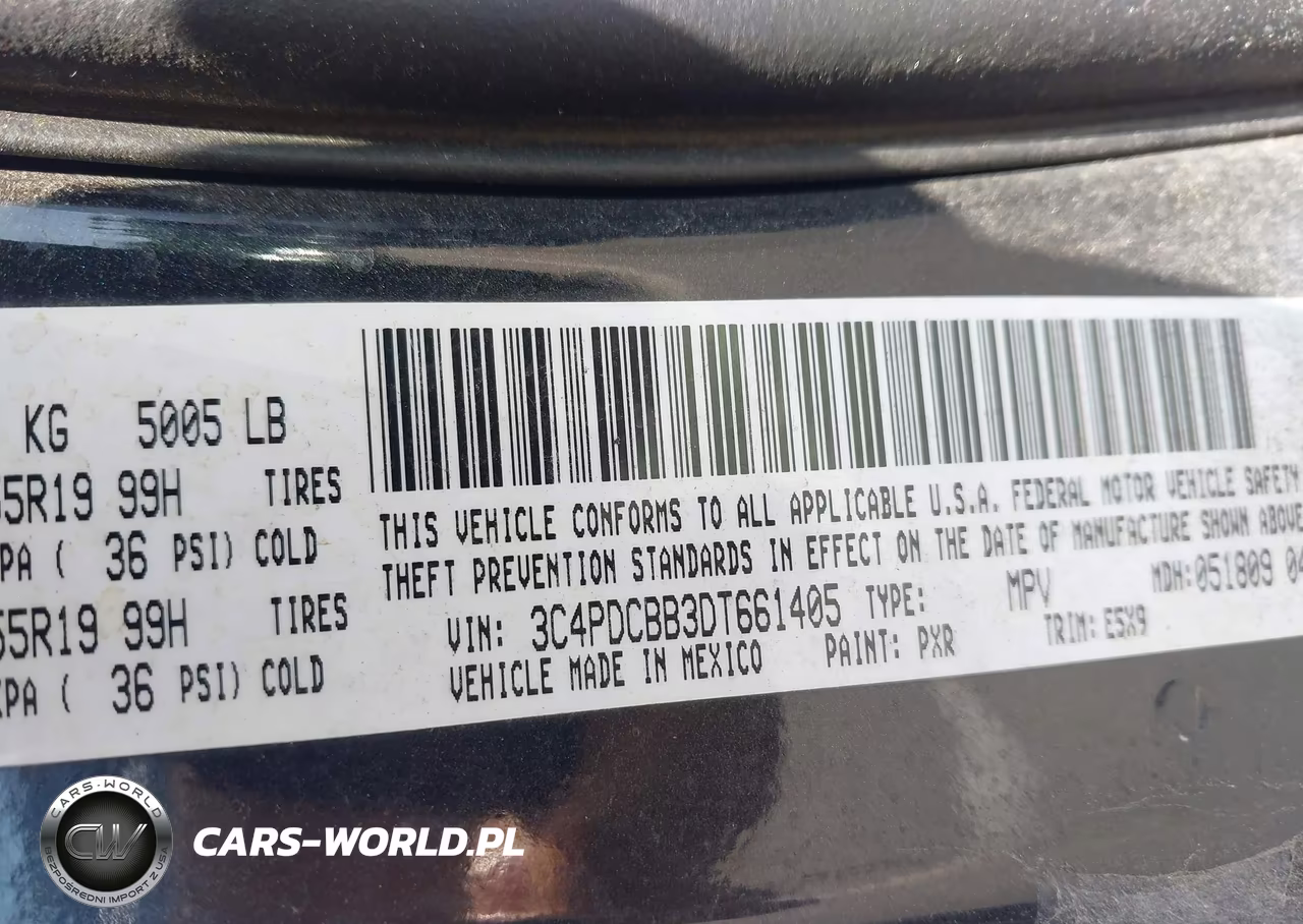 2013 Dodge Journey Sxt VIN:3C4PDCBB3DT661405 - 9