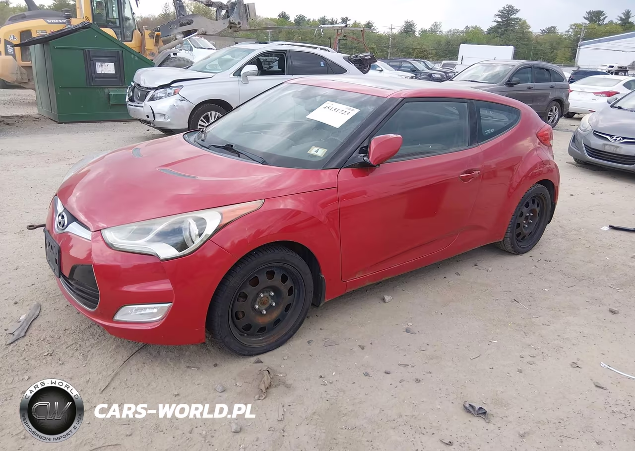 2013 Hyundai Veloster Base W-Black VIN:KMHTC6AD4DU111444 - 2