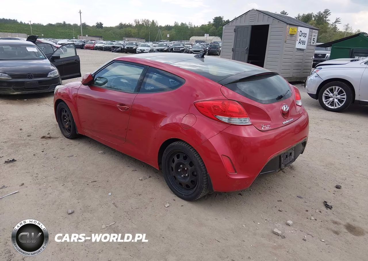 2013 Hyundai Veloster Base W-Black VIN:KMHTC6AD4DU111444 - 3