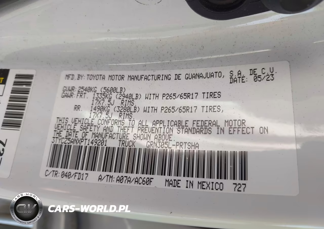 2023 Toyota Tacoma VIN:3TYCZ5ANXPT149201 - 9