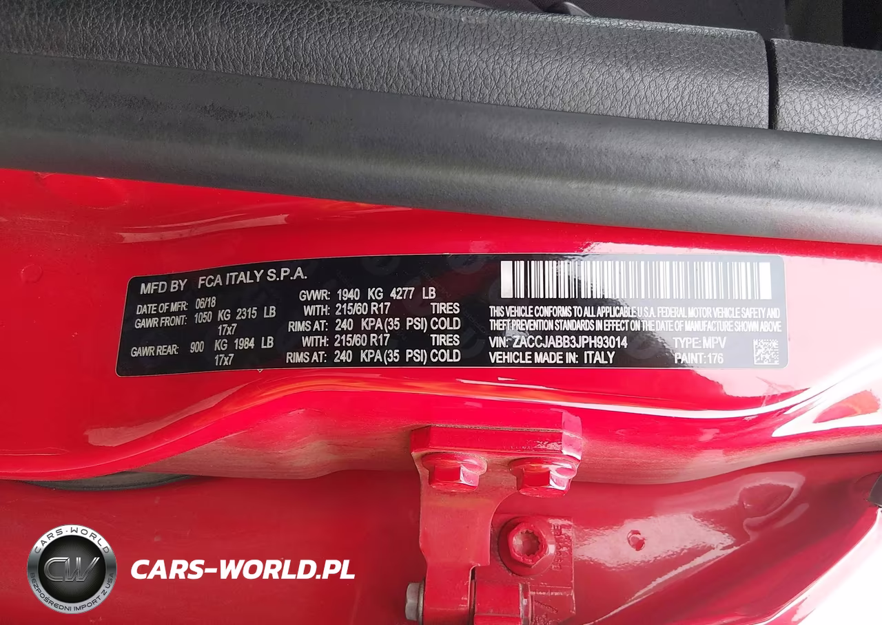 2018 Jeep Renegade Latitude Fwd VIN:ZACCJABB3JPH93014 - 9