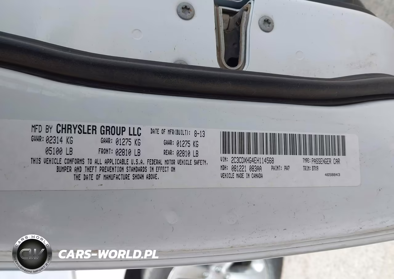 2014 Dodge Charger Sxt VIN:2C3CDXHG4EH114568 - 9