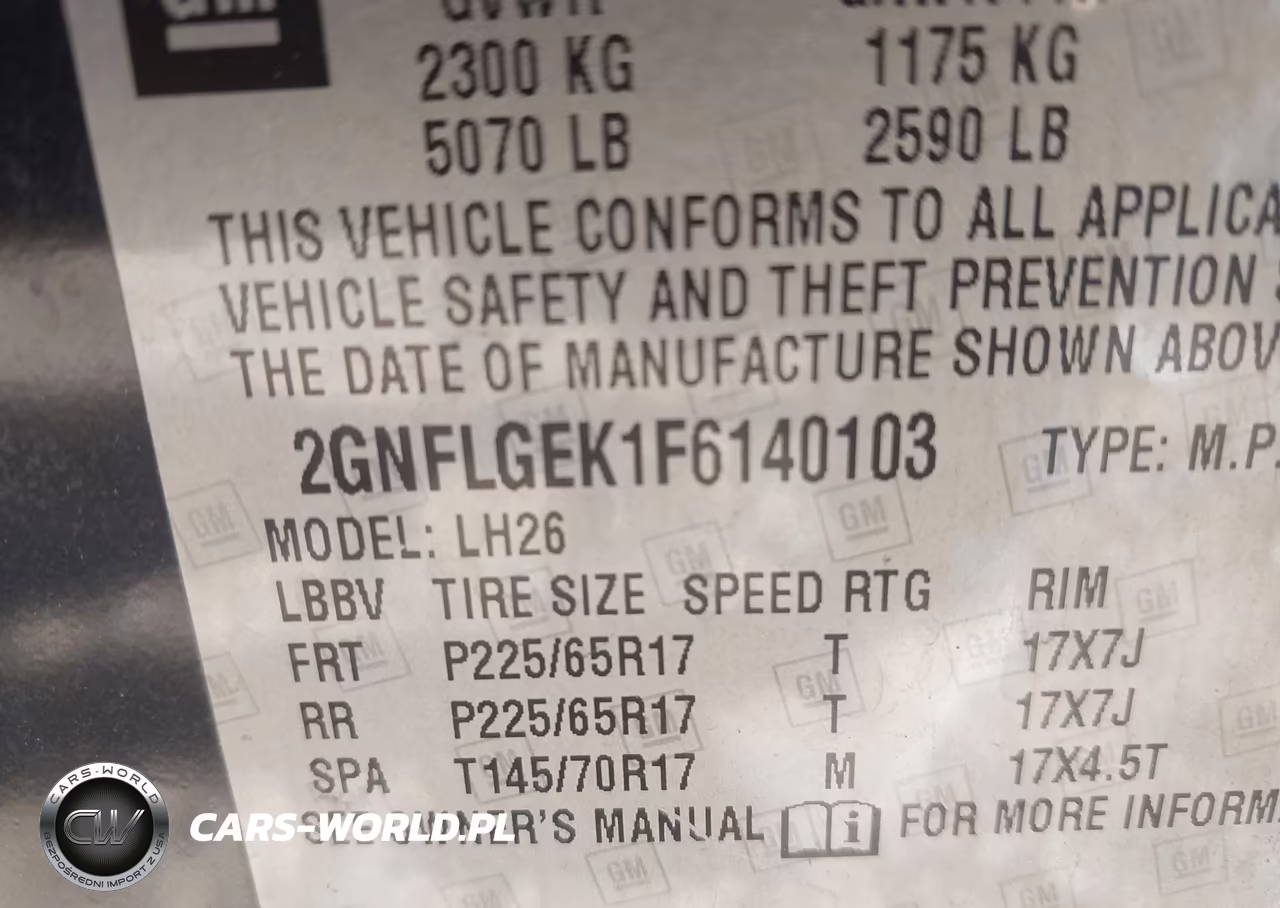 2015 Chevrolet Equinox 2Lt VIN:2GNFLGEK1F6140103 - 9